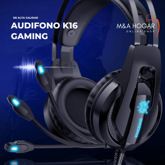 Audifonos Gamer K16 Onikuma Profesional | Color Negro